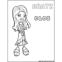 Dibujo para colorear: Bratz (Dibujos animados) #32511 - Dibujos para Colorear e Imprimir Gratis