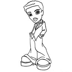 Dibujo para colorear: Bratz (Dibujos animados) #32514 - Dibujos para Colorear e Imprimir Gratis