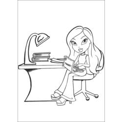 Dibujo para colorear: Bratz (Dibujos animados) #32517 - Dibujos para Colorear e Imprimir Gratis