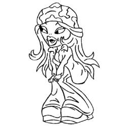 Dibujo para colorear: Bratz (Dibujos animados) #32519 - Dibujos para Colorear e Imprimir Gratis