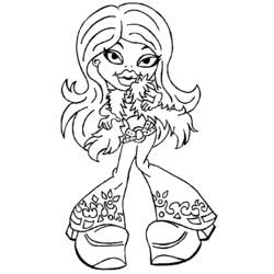 Dibujo para colorear: Bratz (Dibujos animados) #32537 - Dibujos para Colorear e Imprimir Gratis