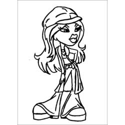 Dibujo para colorear: Bratz (Dibujos animados) #32552 - Dibujos para Colorear e Imprimir Gratis