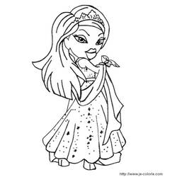 Dibujo para colorear: Bratz (Dibujos animados) #32560 - Dibujos para Colorear e Imprimir Gratis