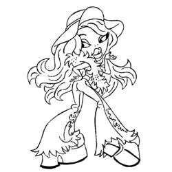 Dibujo para colorear: Bratz (Dibujos animados) #32563 - Dibujos para Colorear e Imprimir Gratis