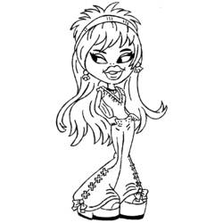 Dibujo para colorear: Bratz (Dibujos animados) #32592 - Dibujos para Colorear e Imprimir Gratis