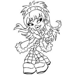 Dibujo para colorear: Bratz (Dibujos animados) #32598 - Dibujos para Colorear e Imprimir Gratis