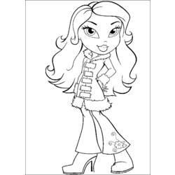 Dibujo para colorear: Bratz (Dibujos animados) #32600 - Dibujos para Colorear e Imprimir Gratis