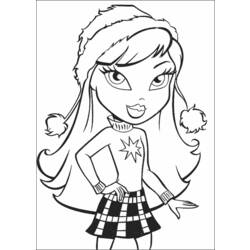 Dibujo para colorear: Bratz (Dibujos animados) #32602 - Dibujos para Colorear e Imprimir Gratis