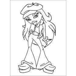 Dibujo para colorear: Bratz (Dibujos animados) #32606 - Dibujos para Colorear e Imprimir Gratis