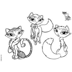 Dibujo para colorear: Bratz (Dibujos animados) #32624 - Dibujos para Colorear e Imprimir Gratis