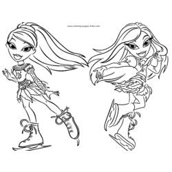 Dibujo para colorear: Bratz (Dibujos animados) #32632 - Dibujos para Colorear e Imprimir Gratis