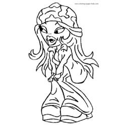 Dibujo para colorear: Bratz (Dibujos animados) #32637 - Dibujos para Colorear e Imprimir Gratis