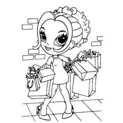 Dibujo para colorear: Bratz (Dibujos animados) #32658 - Dibujos para Colorear e Imprimir Gratis