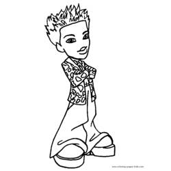 Dibujo para colorear: Bratz (Dibujos animados) #32660 - Dibujos para Colorear e Imprimir Gratis