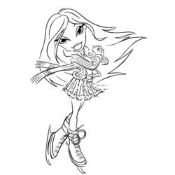 Dibujo para colorear: Bratz (Dibujos animados) #32661 - Dibujos para Colorear e Imprimir Gratis