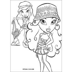 Dibujo para colorear: Bratz (Dibujos animados) #32676 - Dibujos para Colorear e Imprimir Gratis