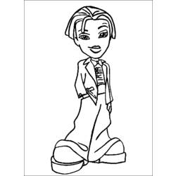 Dibujo para colorear: Bratz (Dibujos animados) #32680 - Dibujos para Colorear e Imprimir Gratis