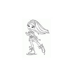 Dibujo para colorear: Bratz (Dibujos animados) #32690 - Dibujos para Colorear e Imprimir Gratis