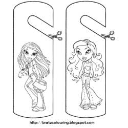 Dibujo para colorear: Bratz (Dibujos animados) #32693 - Dibujos para Colorear e Imprimir Gratis