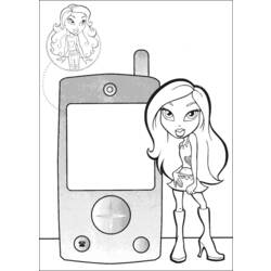 Dibujo para colorear: Bratz (Dibujos animados) #32720 - Dibujos para Colorear e Imprimir Gratis