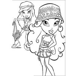 Dibujo para colorear: Bratz (Dibujos animados) #32729 - Dibujos para Colorear e Imprimir Gratis