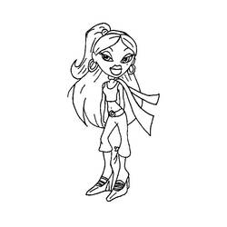 Dibujo para colorear: Bratz (Dibujos animados) #32734 - Dibujos para Colorear e Imprimir Gratis