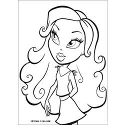 Dibujo para colorear: Bratz (Dibujos animados) #32735 - Dibujos para Colorear e Imprimir Gratis