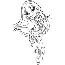 Dibujo para colorear: Bratz (Dibujos animados) #32743 - Dibujos para Colorear e Imprimir Gratis