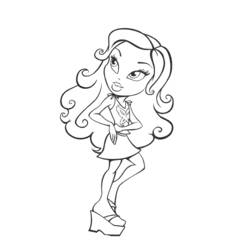 Dibujo para colorear: Bratz (Dibujos animados) #32744 - Dibujos para Colorear e Imprimir Gratis