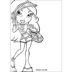 Dibujo para colorear: Bratz (Dibujos animados) #32753 - Dibujos para Colorear e Imprimir Gratis