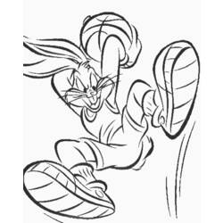 Dibujo para colorear: Bugs Bunny (Dibujos animados) #26455 - Dibujos para Colorear e Imprimir Gratis