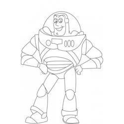 Dibujos para colorear: Buzz Lightyear of Star Command - Dibujos para colorear y pintar