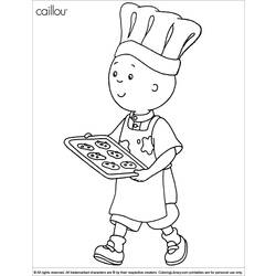 Dibujo para colorear: Caillou (Dibujos animados) #36188 - Dibujos para Colorear e Imprimir Gratis
