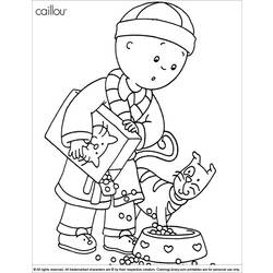 Dibujo para colorear: Caillou (Dibujos animados) #36207 - Dibujos para Colorear e Imprimir Gratis