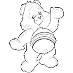 Dibujo para colorear: Care Bears (Dibujos animados) #37184 - Dibujos para Colorear e Imprimir Gratis