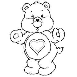 Dibujo para colorear: Care Bears (Dibujos animados) #37219 - Dibujos para Colorear e Imprimir Gratis
