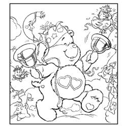 Dibujo para colorear: Care Bears (Dibujos animados) #37242 - Dibujos para Colorear e Imprimir Gratis