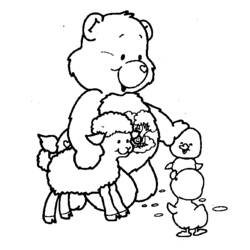 Dibujo para colorear: Care Bears (Dibujos animados) #37485 - Dibujos para Colorear e Imprimir Gratis
