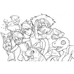 Dibujo para colorear: Digimon (Dibujos animados) #51424 - Dibujos para Colorear e Imprimir Gratis