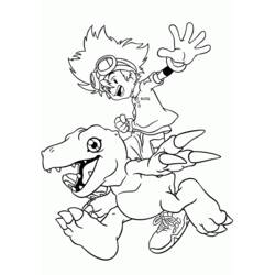 Dibujo para colorear: Digimon (Dibujos animados) #51431 - Dibujos para Colorear e Imprimir Gratis