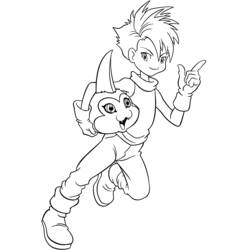 Dibujo para colorear: Digimon (Dibujos animados) #51454 - Dibujos para Colorear e Imprimir Gratis