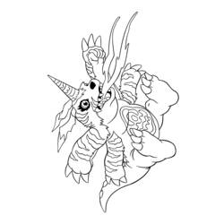 Dibujo para colorear: Digimon (Dibujos animados) #51465 - Dibujos para Colorear e Imprimir Gratis