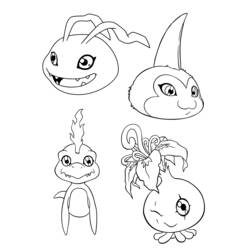 Dibujo para colorear: Digimon (Dibujos animados) #51504 - Dibujos para Colorear e Imprimir Gratis