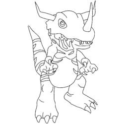 Dibujo para colorear: Digimon (Dibujos animados) #51580 - Dibujos para Colorear e Imprimir Gratis