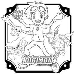 Dibujo para colorear: Digimon (Dibujos animados) #51591 - Dibujos para Colorear e Imprimir Gratis