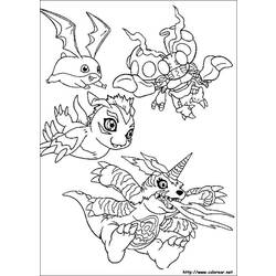 Dibujo para colorear: Digimon (Dibujos animados) #51595 - Dibujos para Colorear e Imprimir Gratis