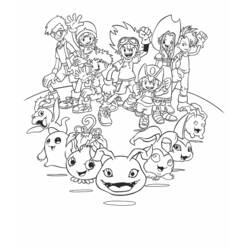 Dibujo para colorear: Digimon (Dibujos animados) #51606 - Dibujos para Colorear e Imprimir Gratis