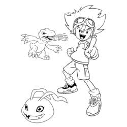 Dibujo para colorear: Digimon (Dibujos animados) #51625 - Dibujos para Colorear e Imprimir Gratis