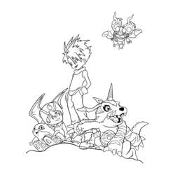 Dibujo para colorear: Digimon (Dibujos animados) #51657 - Dibujos para Colorear e Imprimir Gratis