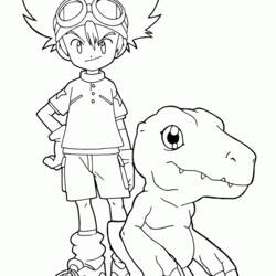 Dibujo para colorear: Digimon (Dibujos animados) #51700 - Dibujos para Colorear e Imprimir Gratis